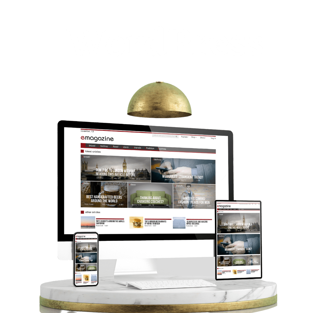 WordPress website design and development